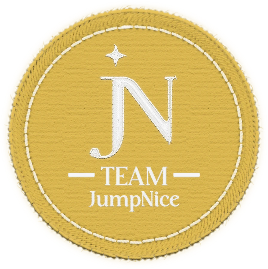 Team JumpNice embroidered patch